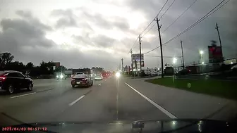 Idiot Driving The Wrong Way On The Shoulder