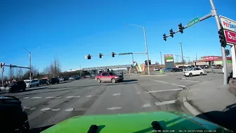 Idiot Turn Left From The Center Lane Onto The Red Arrow OC RIdiot