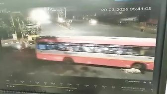 Indian Beauty Hit Twice By The Same Bus
