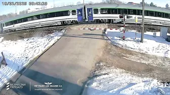 The Instant Karma Of Driving Through A Railroad Crossing