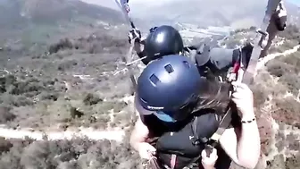 Crazy Video: Teacher Dragged By Paraglider