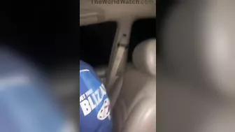 The Child Wanted To Throw The Firecrackers Out Of The Car Window