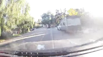 Los Angeles Driver This Is A Pedestrian Street With A Lot Of People.