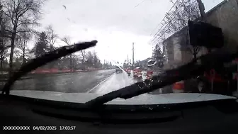 The Red Light Was On For About 8 Seconds, And My Husband Was Taking A Leisurely Walk.