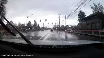 The Red Light Was On For About 8 Seconds, And My Husband Was Taking A Leisurely Walk.