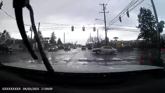 The Red Light Was On For About 8 Seconds, And My Husband Was Taking A Leisurely Walk.