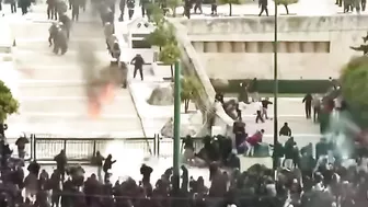 Socialist Athens Appears To Be On Fire Again - Video - VidMax C