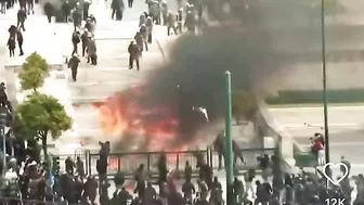 Socialist Athens Appears To Be On Fire Again - Video - VidMax C