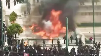 Socialist Athens Appears To Be On Fire Again - Video - VidMax C