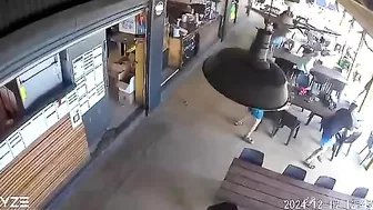 Magnitude 7.1 Earthquake Shakes Cafe In Port Vila, Vanuatu