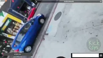 Man Wearing MAGA Hat Attacked By Person Wearing COVID-19 Mask In Los Angeles