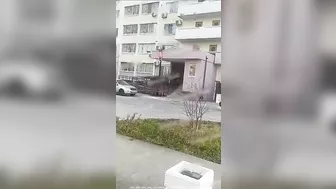 Man Falls From Apartment Window