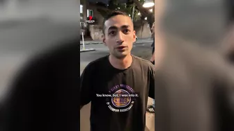 Man Strips Off In Parking Lot For Interview