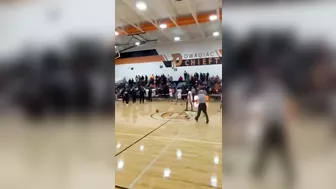 Michigan Assistant Basketball Coach And Player Threw Objects