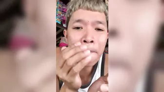 Idiot Superglue's Lips Shut To Get Likes Online