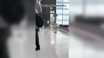 Naked Woman Loses Her Mind At Dallas Fort Worth International Airport