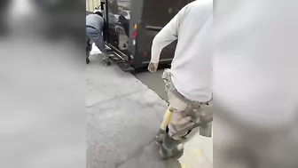 Do Not Block Or Mark Wet Cement