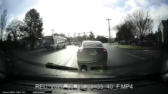 OC Bullying Tactics At Left Turn Signal On Company Car