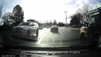 OC Bullying Tactics At Left Turn Signal On Company Car