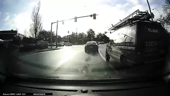 OC Bullying Tactics At Left Turn Signal On Company Car