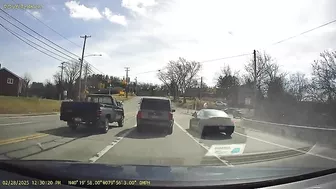 OC An Impatient Mercedes Squeezes To The Front Of The RIdiotsInCar Queue