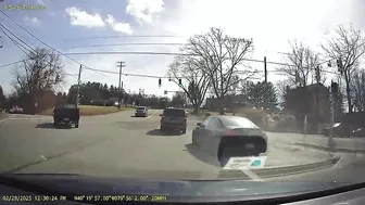 OC An Impatient Mercedes Squeezes To The Front Of The RIdiotsInCar Queue