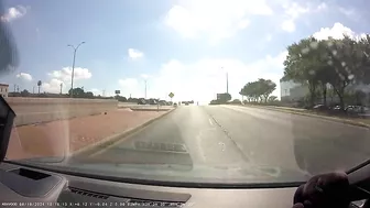 OC Point Parked In Dedicated Ramp Lane. Great Way To Cause An Accident.