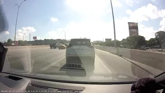 OC Point Parked In Dedicated Ramp Lane. Great Way To Cause An Accident.