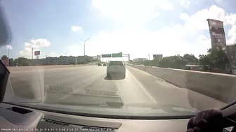 OC Point Parked In Dedicated Ramp Lane. Great Way To Cause An Accident.
