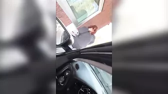 Fat Transgender And Black Karen Face Off In Drive-thru