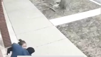 Off-duty Police Officer Rescues Man From Attack Before Video Begins