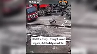 Excuse Me Sir, Please Move Your Bike So I Can Continue Riding