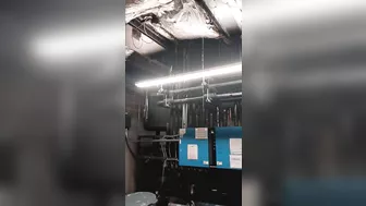 Ceiling Pipe Burst During Work