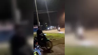 Police Exercising Right Of Way