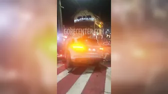 Porsche Driver Collides Head-on With Police Car