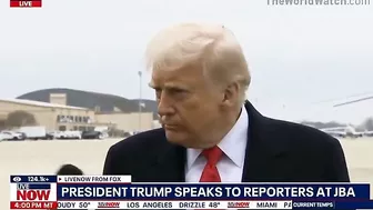 President Trump Hit In The Face By Reporter's Microphone