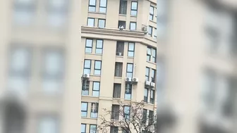 Sad Girl Sitting And Watching Life And Then Jumps