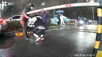 Scooter Rider Handles Getting Run Over Like A Boss