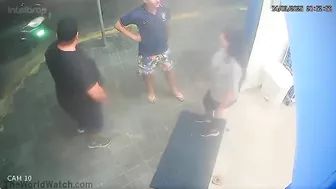 Black Security Guard, Your Time Is Up