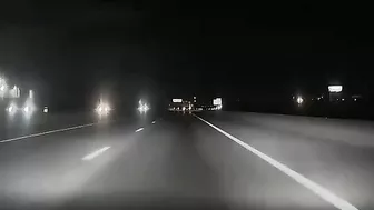 The Semi Truck Kept Trying To Turn Left Into Our Lane.