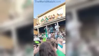 Shocking Roof Collapse At St Patrick's Day Frat Party