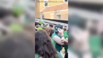 Shocking Roof Collapse At St Patrick's Day Frat Party