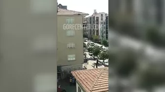 A Sleeping Man Fell From A Building Roof