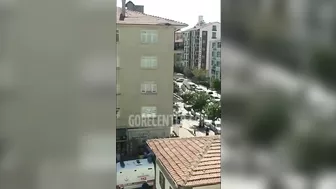A Sleeping Man Fell From A Building Roof