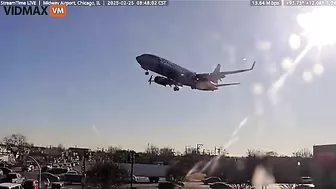 Southwest Airlines Lands At Chicago Airport At Last Minute