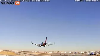 Southwest Airlines Lands At Chicago Airport At Last Minute