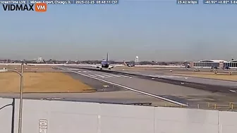 Southwest Airlines Lands At Chicago Airport At Last Minute