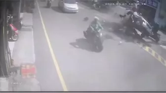 Speeding Car Hits Waiting Motorcyclist, Killing Him