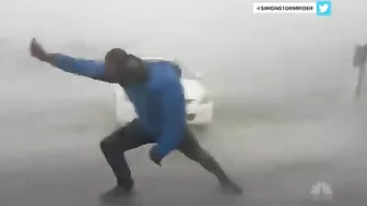 Storm Chasers Battle Hurricane Irma's Powerful Winds RWh Women Liv