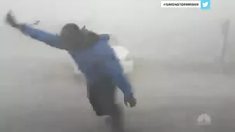 Storm Chasers Battle Hurricane Irma's Powerful Winds RWh Women Liv